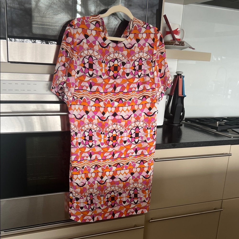 Emilio Pucci Vibrant Pink and Orange Mini Dress